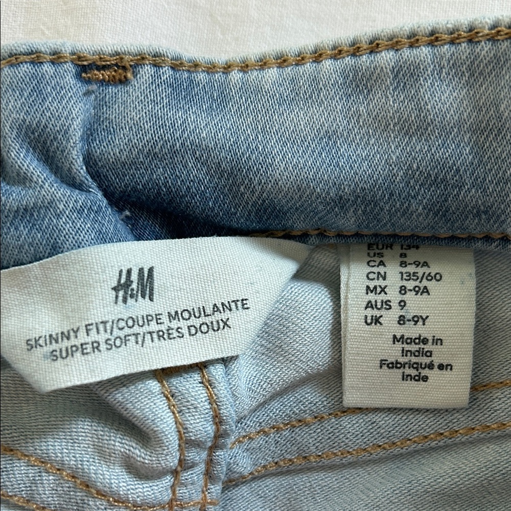 H&M Light Blue Straight Leg Jeans - Picture 2 of 4
